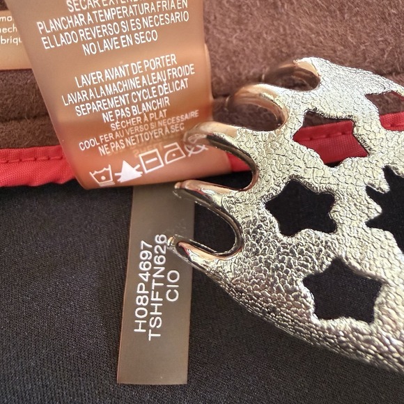 Tommy Hilfiger faux suede Brown Bootcut Stretch Pants women Size 16 - Picture 9 of 13